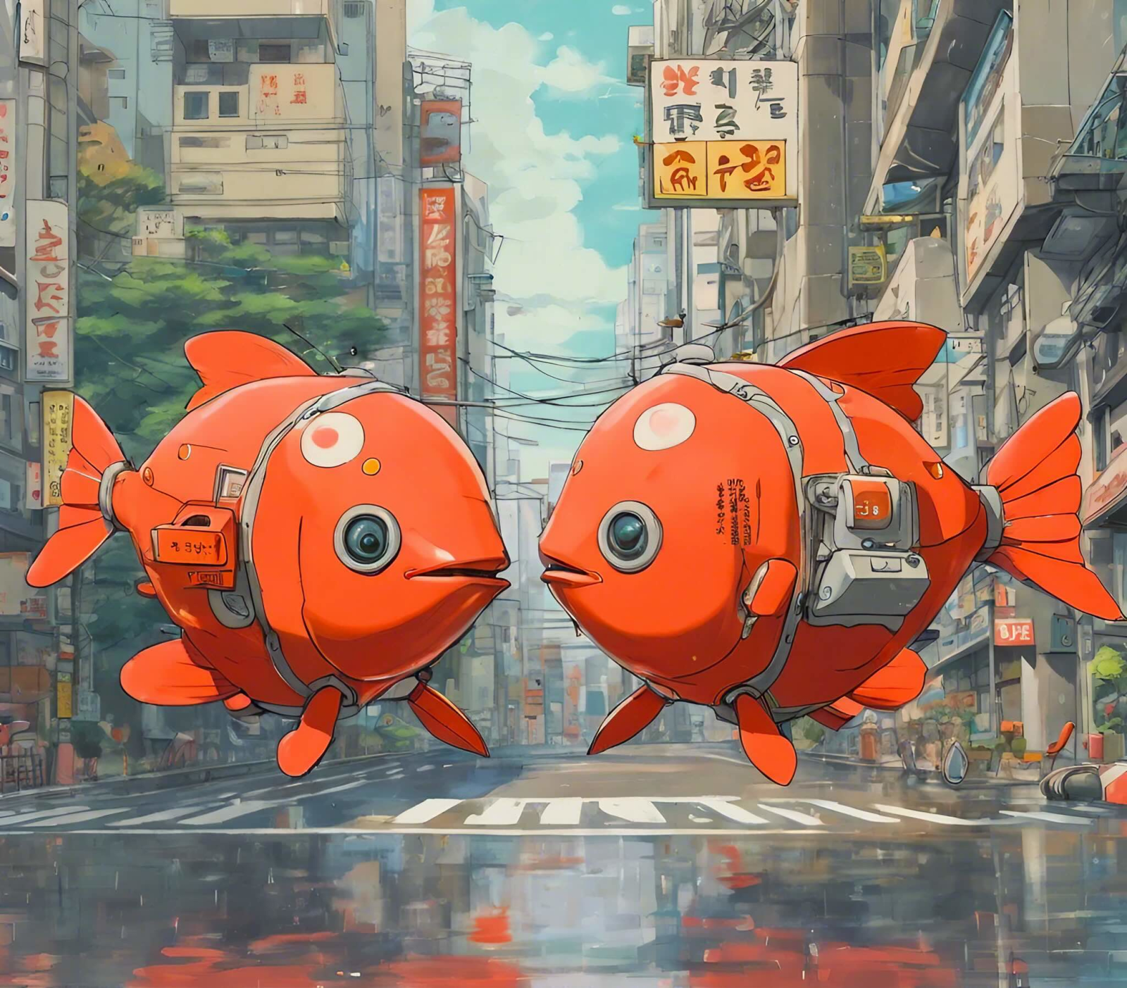 Illustration via Sakana AI